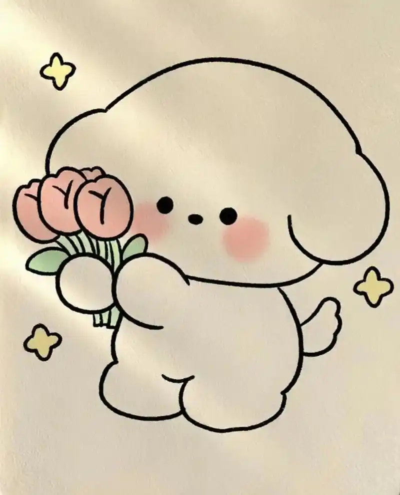 画一只可爱的98简笔画.