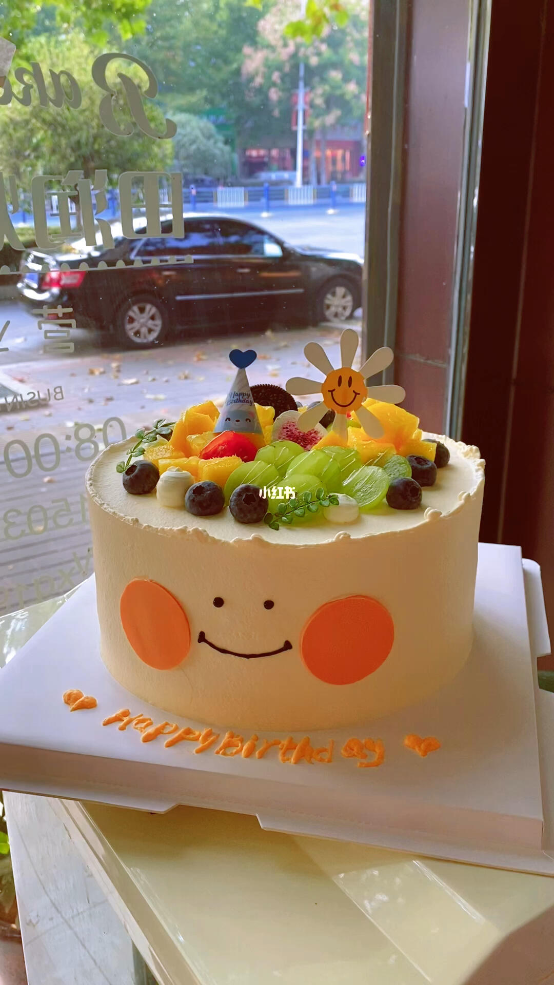 简洁款小朋友蛋糕动物奶油