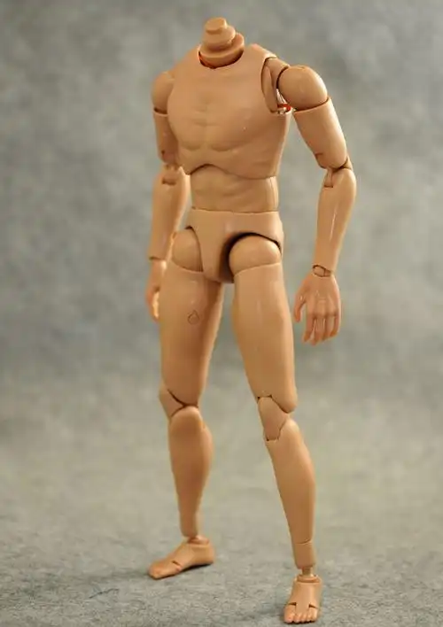 1/6 兵人 b001 b002 窄肩宽肩 浅色第四代加强版仿ht男素体 现货