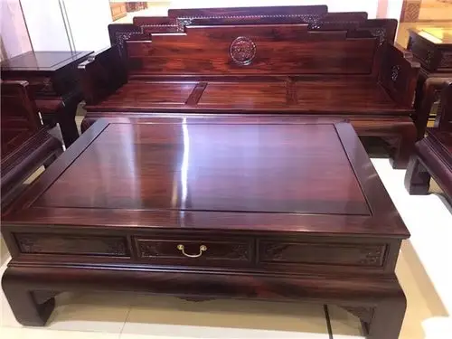印尼黑酸枝家具多少钱-吴越堂红木家具餐桌
