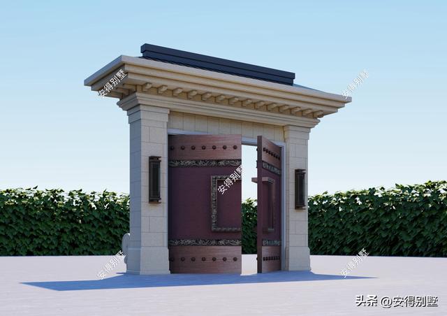 农村气派大门楼,农村房屋大门口风水十个禁忌(6款农村大门款式设计