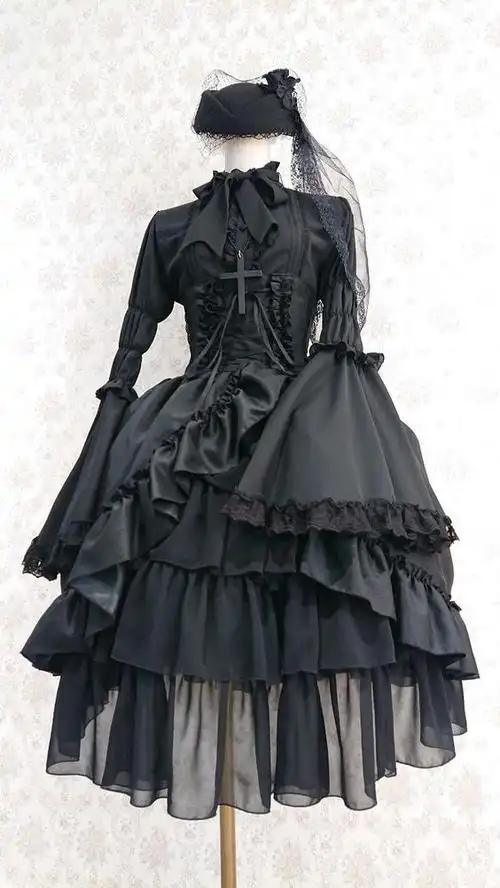 哥特风服装素材参考