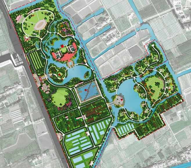 平面 p景观平面 农业园,田园综合体等