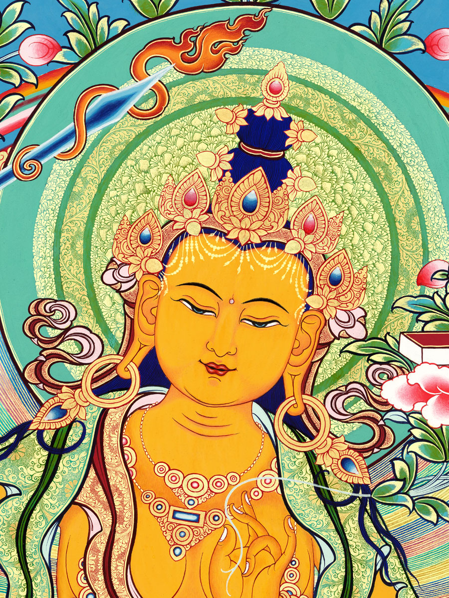 文殊菩萨唐卡