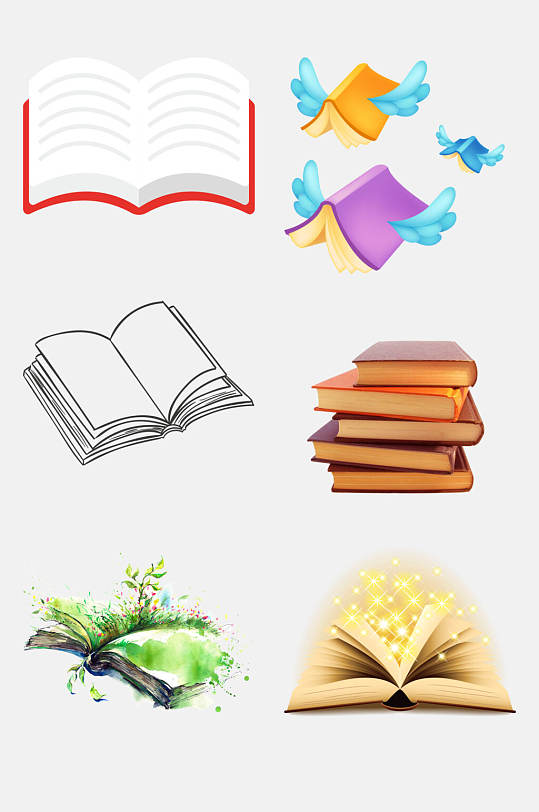 书本免抠图片-书本免抠素材下载-众图网