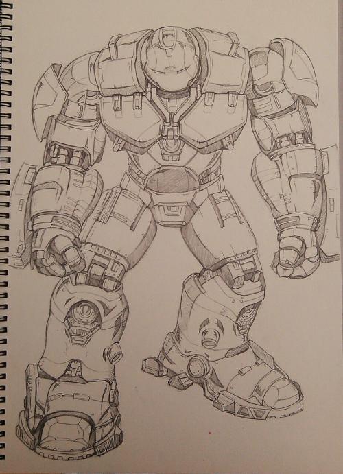 钢铁侠各种机甲简笔画
