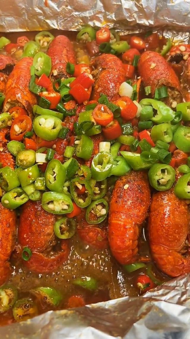 每位锡纸小龙虾,吃完锅都不用刷,这个做法很简单!