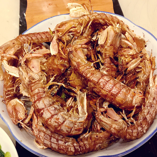 11号i哲琪做的椒盐皮皮虾