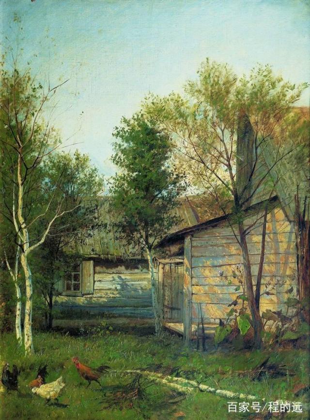 俄国现实主义风景画大师列维坦油画作品欣赏.