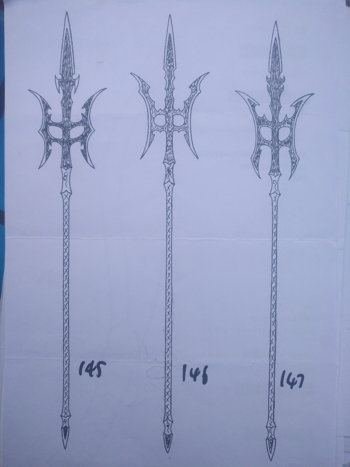 手绘冷兵器9