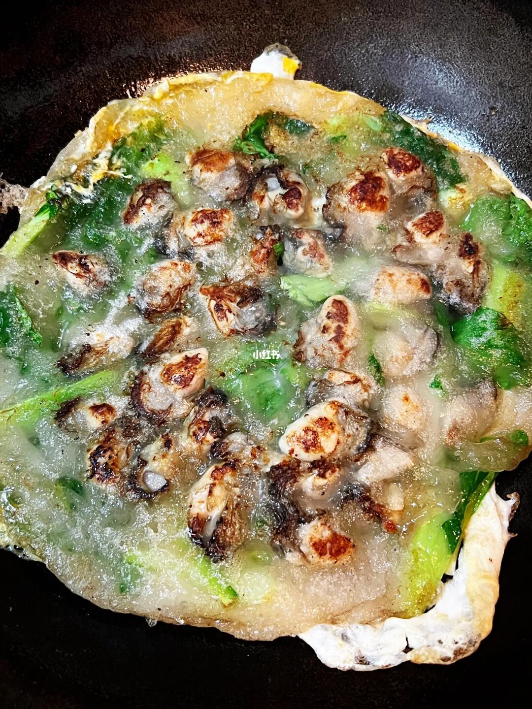 台湾小吃蚵仔煎在家煎