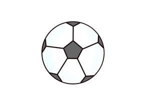 画足球的简笔画画足球的简笔画