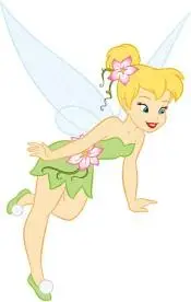 卡通女孩 小精灵 小叮当 精灵仙子 绿精灵