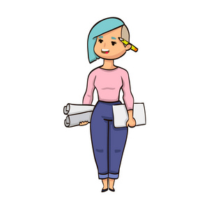 设计师漫画图片