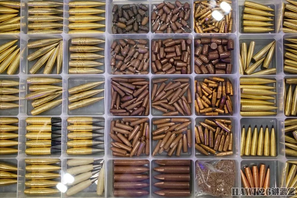 这些子弹的制作精度很高,可以满足最苛刻的精度需求.