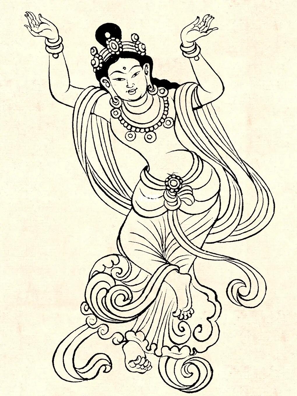 中国风  #敦煌壁画  #敦煌  #敦煌莫高窟  #敦煌飞天  #一梦入敦煌