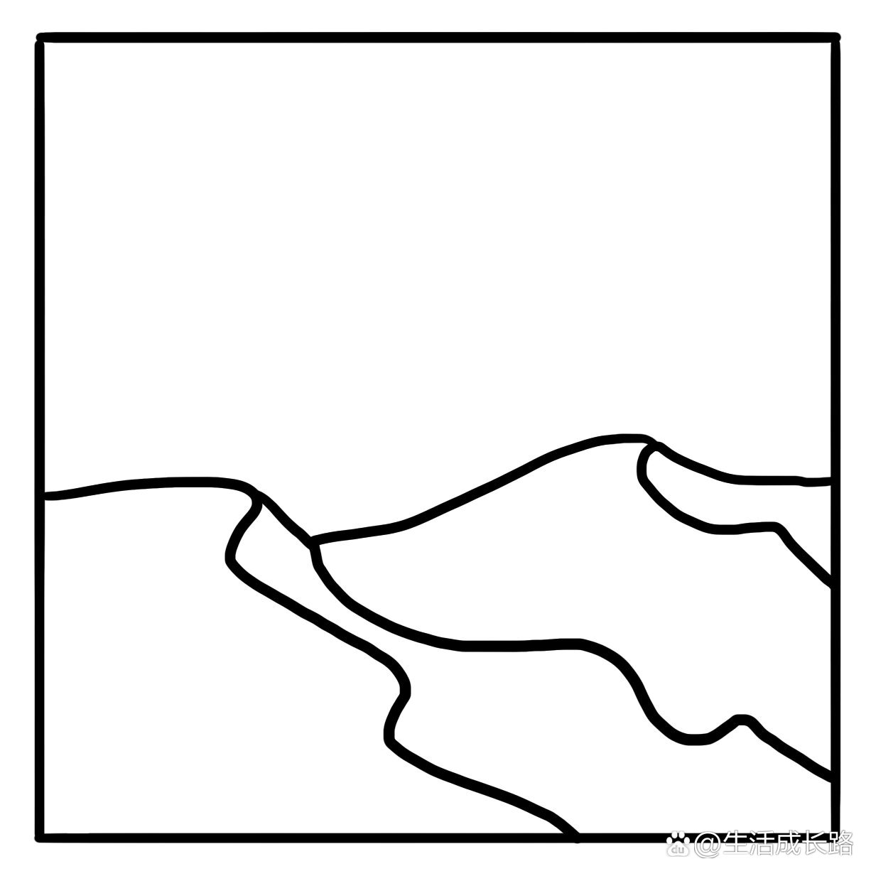 沙漠9815的简笔画法