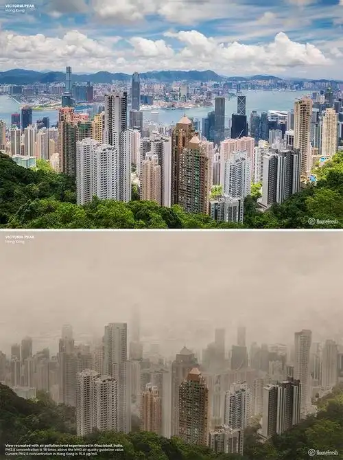 世界环境污染地图(一组ps对比照告诉你)(7)