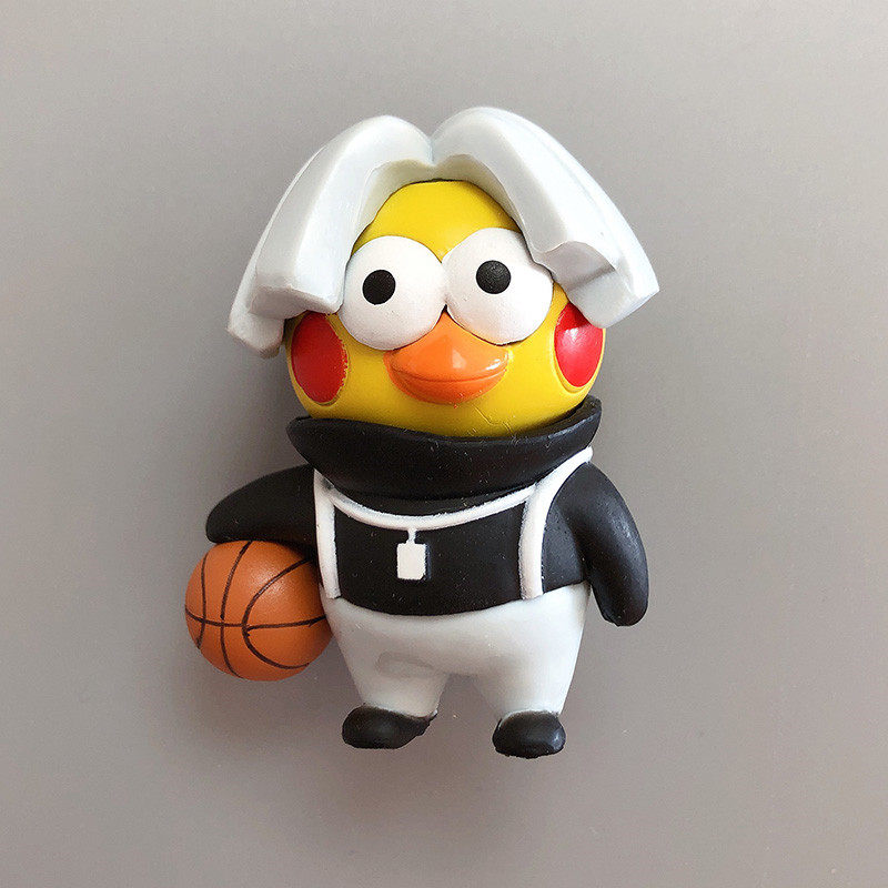 网红小坤坤恶搞打篮球鸡你太美冰箱贴磁贴个性创意卡通可爱磁吸