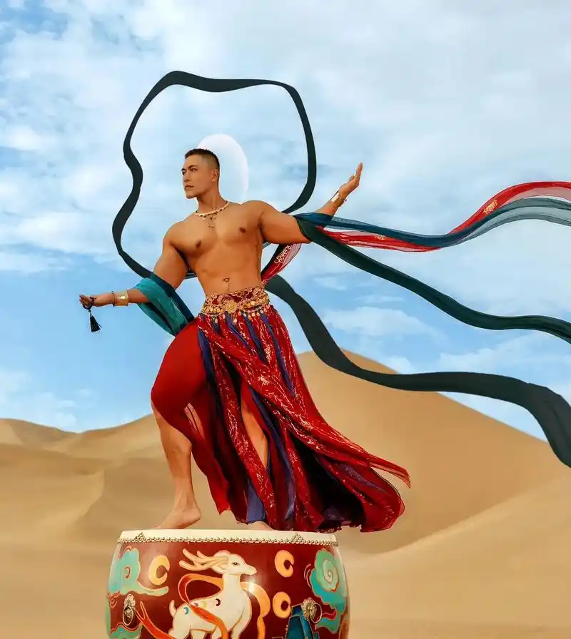 男菩萨.诸位该回上界了#敦煌飞天 #诸位该回上界了 #旅行推 - 抖音