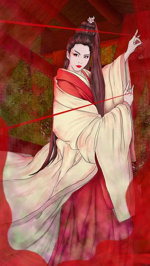 第二次画林青霞东方不败