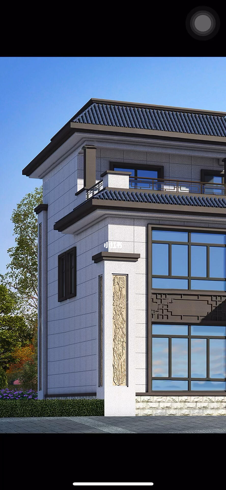 新中式风格三层别墅