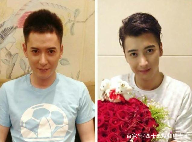 只是当时应昊茗还太过稚嫩,后来和韩栋就越来越像,现在已经到了相似度