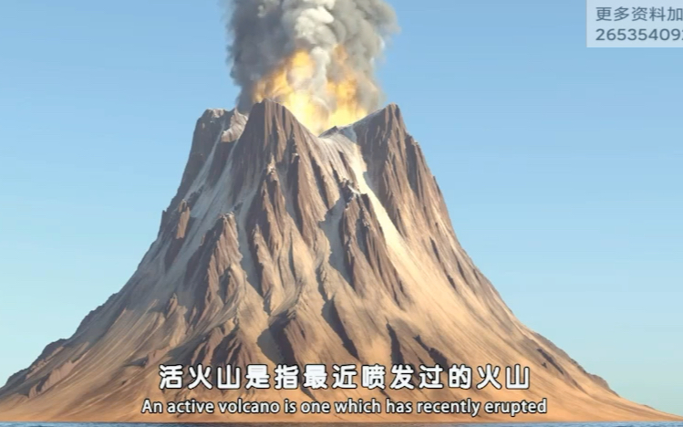 英语主题-火山,死火山,活火山,休眠火山
