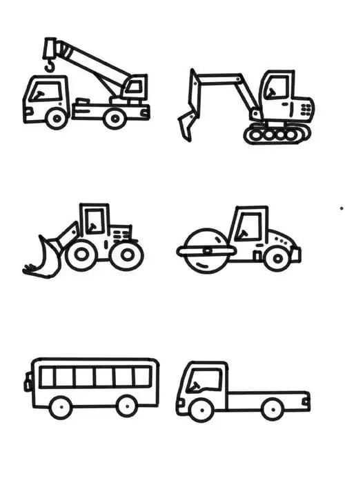 56种交通工具简笔画,简单易画的交通工具简笔画素材