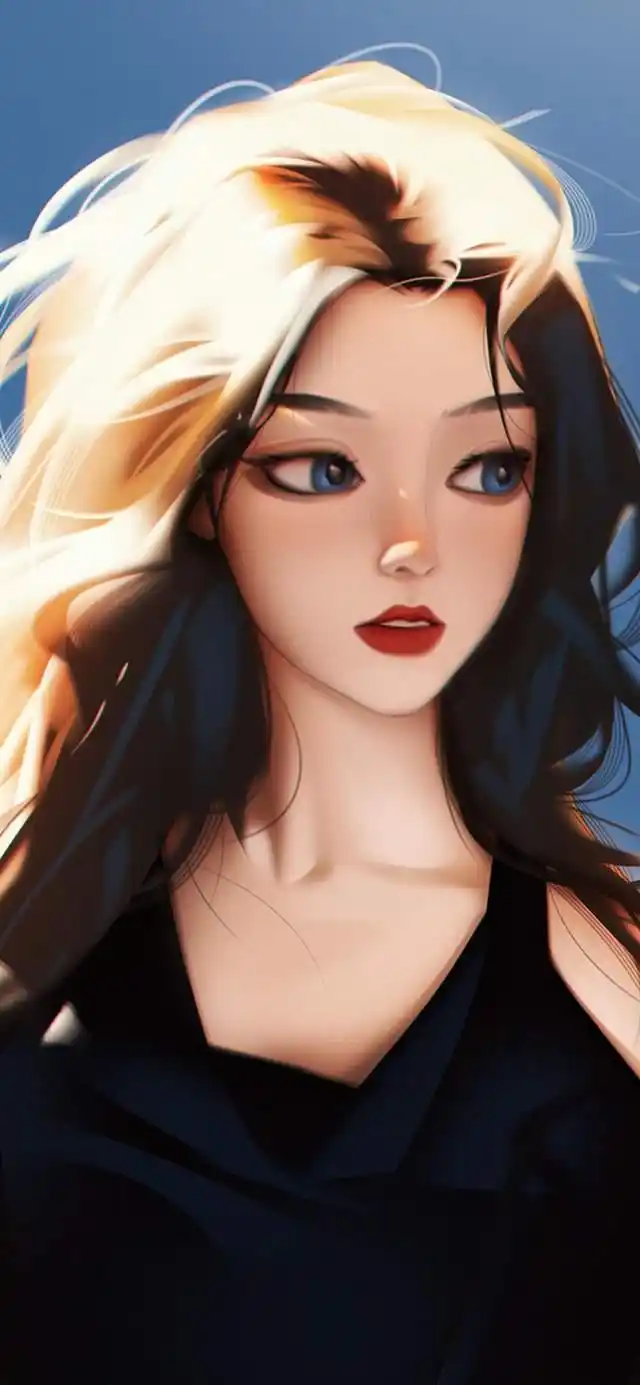 超美氛围感女生插画壁纸是气质让你独特