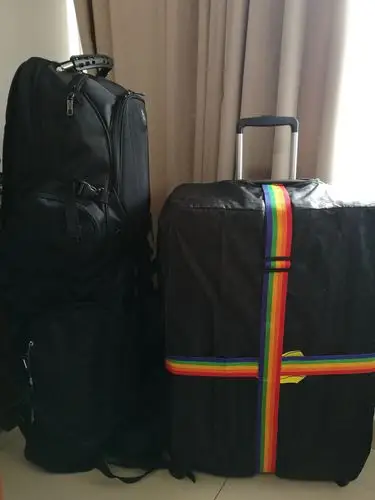 但行李箱已打包收拾好了!祝福自己一切平安顺利!