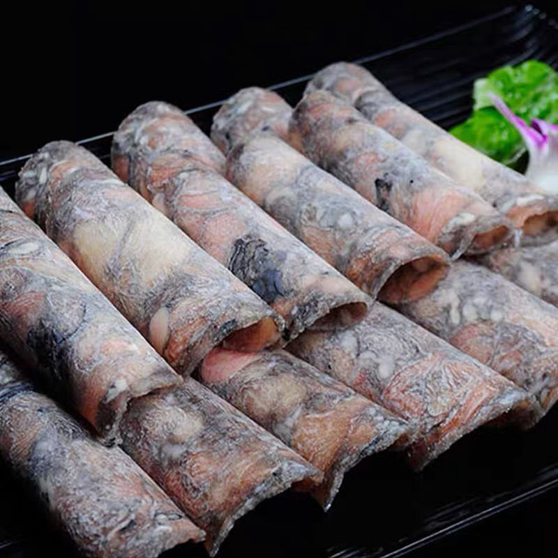 乌鸡卷 2500g 经典火锅乌鸡卷 火锅涮肉 韩式烧烤 乌鸡卷 加工切片ys