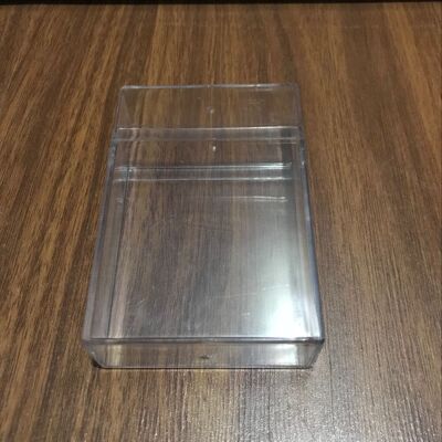 92*62*23mm ps透明塑料扑克牌包装盒 天地盖通用包装盒 上开盖