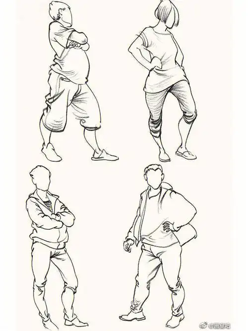 速写大动态教程分享