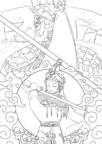 霸王别姬|插画|创作习作|吃橘子了喂 - 原创作品 - 站酷 (zcool)