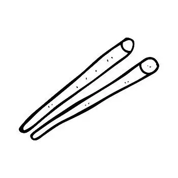 筷子,矢量,卡通,白色背景