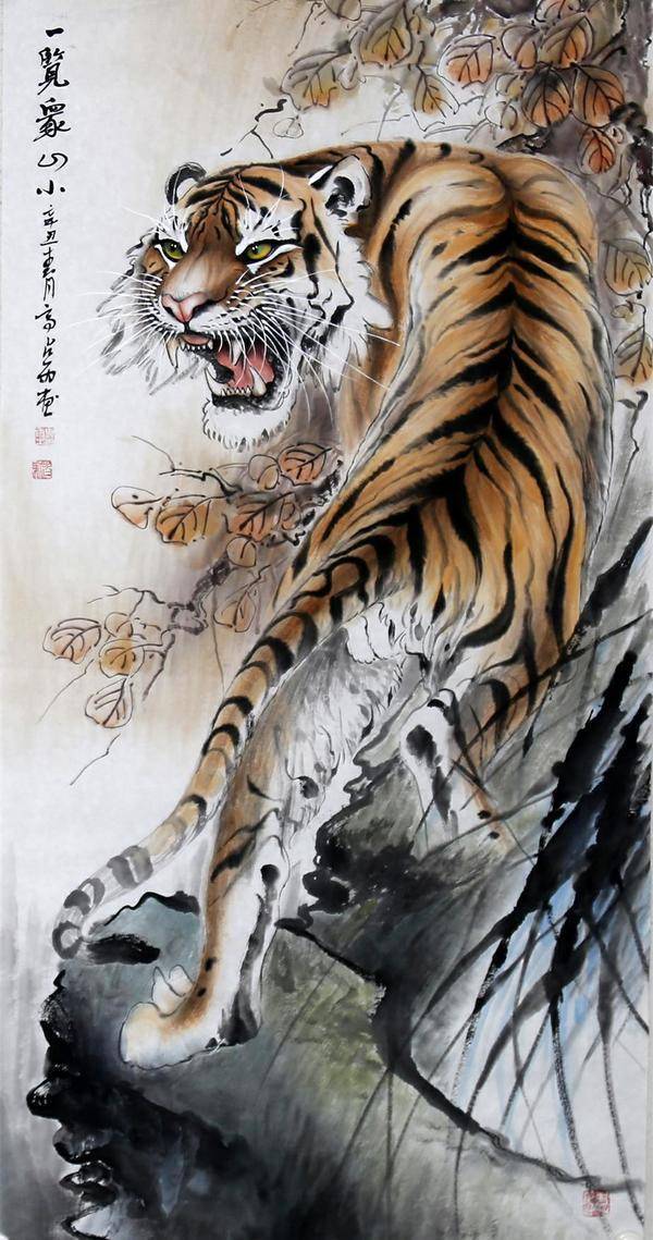 当代画虎第一人——高占雨_中国_老虎_美术
