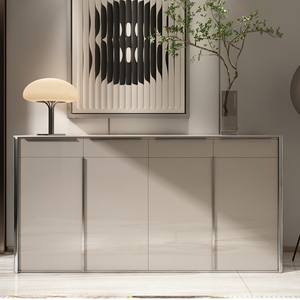 轻奢风实木鞋柜家用门口现代简约入户玄关柜隔断柜门厅装饰柜靠墙