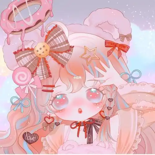 粉色系闺蜜头像少女心两人 - 萌妹子女生头像!