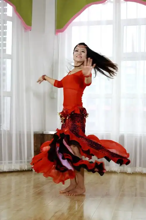 肚皮舞的老师才艺随拍