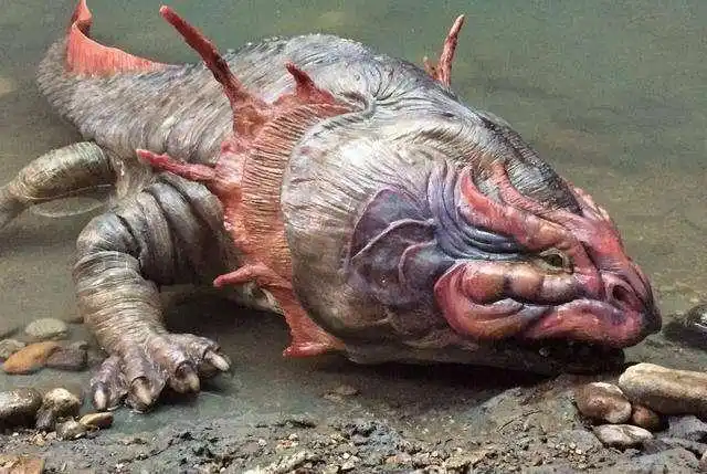 远古巨兽史前霸王蝾螈连恐龙都让它三分