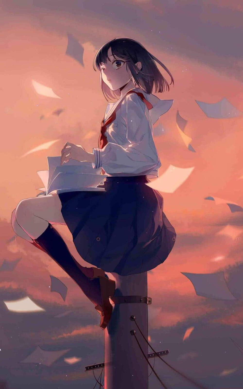 二次元壁纸锁屏背景名片漫图