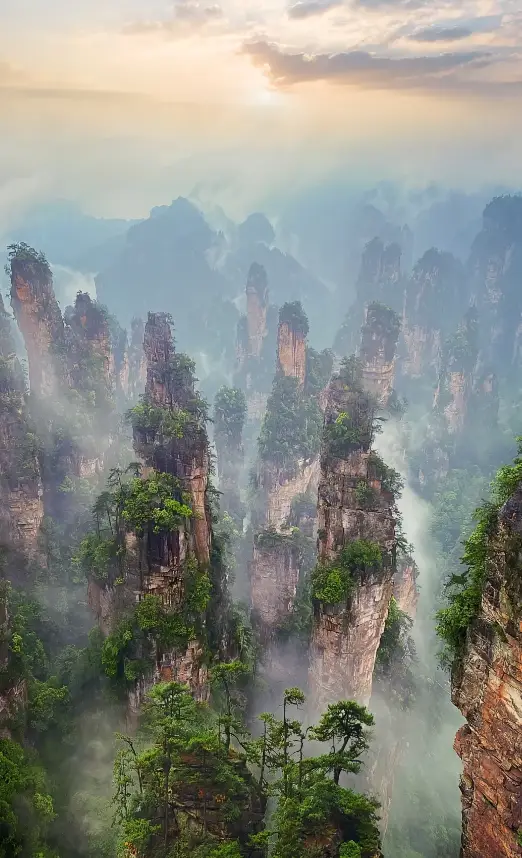 张家界出游最佳行程路线张家界旅游5天4晚景点打卡攻略