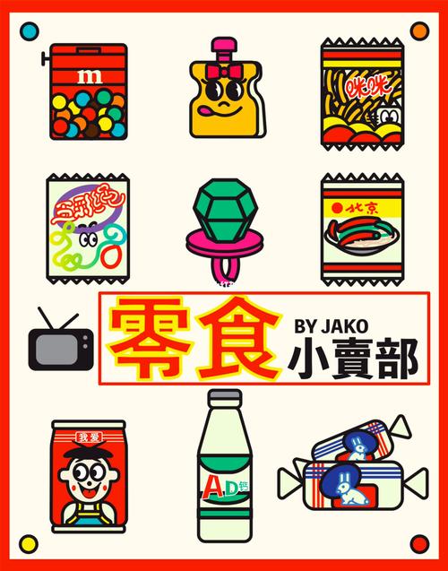 100种可爱的零食简笔画迷你简笔画美味零食