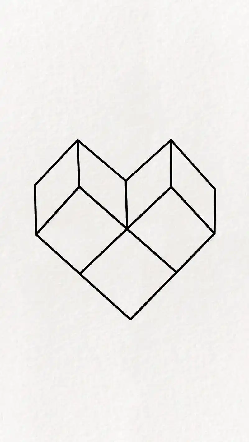 教你简单几步画一颗爱心#一起学画画 #简笔画 #一看就会 # - 抖音