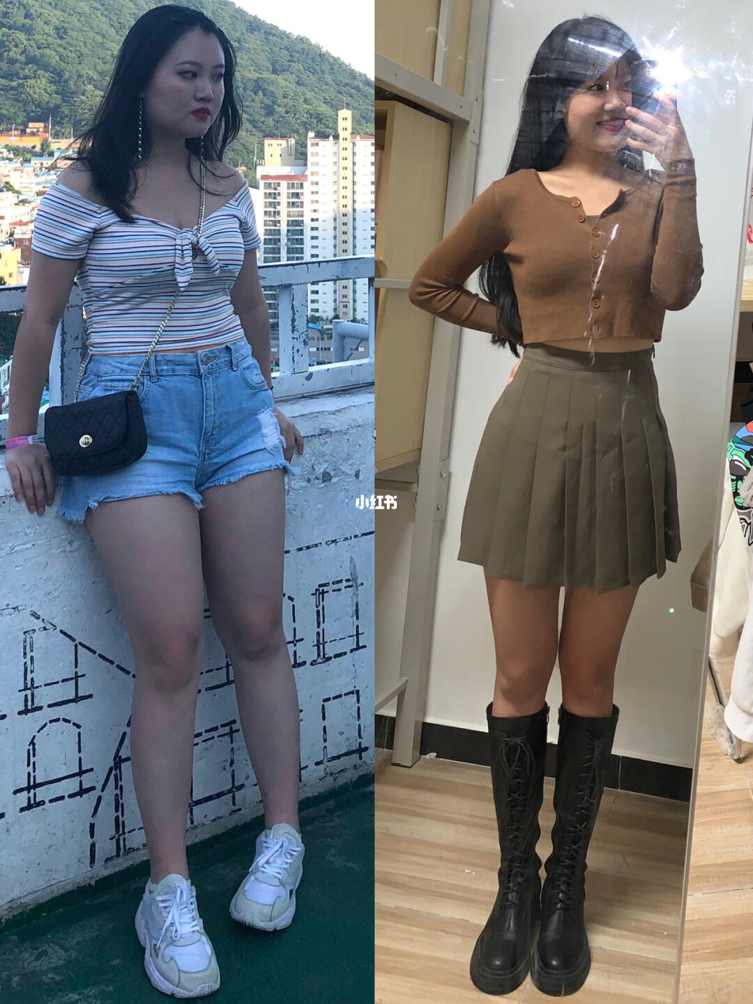 减肥30斤前后对比姐妹们来励志了