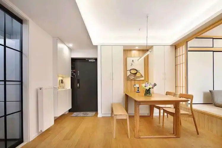 装修  #装修效果图  #原木风  #日式原木风  #小户型装修  #原木色