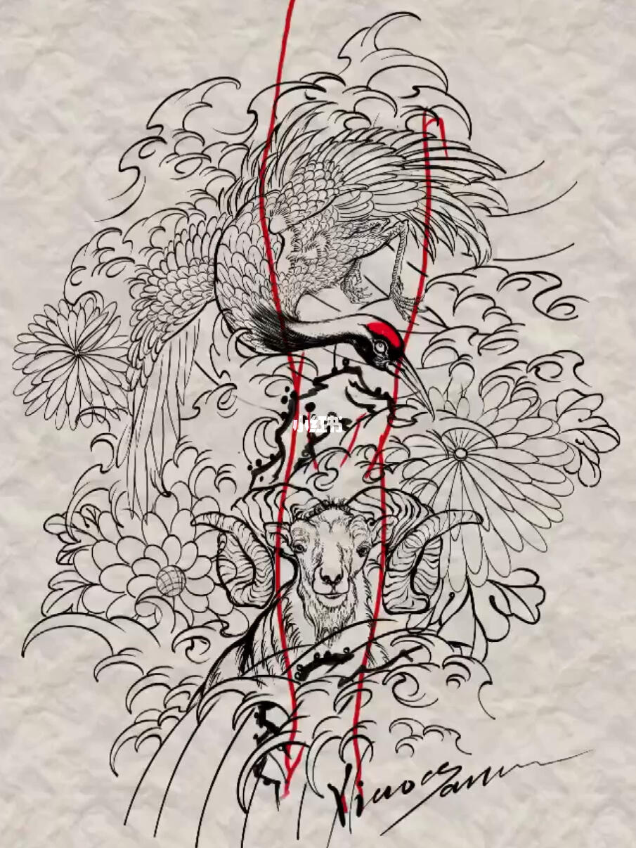 花腿传统手稿设计