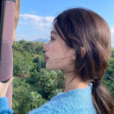 漂亮美女侧脸头像图片