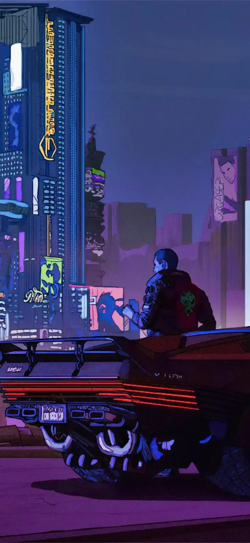 送你一张壁纸 #动漫壁纸 #赛博朋克 #每一帧都是壁纸 - 抖音